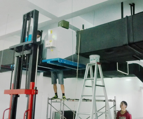 渝北送风主管道杀菌消毒装置